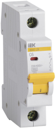 Автоматический выключатель IEK ВА47-29 1Р 6А С 4,5кА (MVA20-1-006-C)
