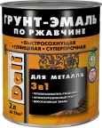 Грунт-эмаль алкидная РОГНЕДА Dali 3 в 1 по ржавчине серый графит 2 л