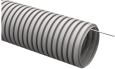 Труба гофрированная ПВХ d 16 мм с зондом IEK Elasta серая (CTG20-16-K41-010I)