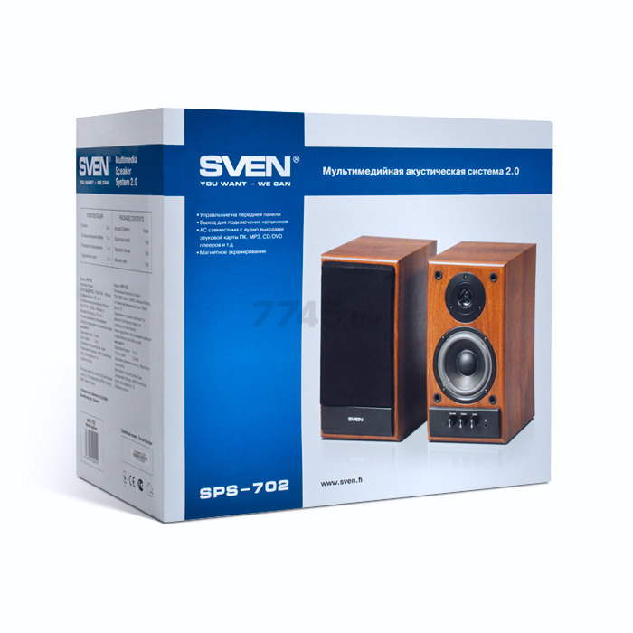 Акустическая система SVEN SPS-702 Black - Фото 7