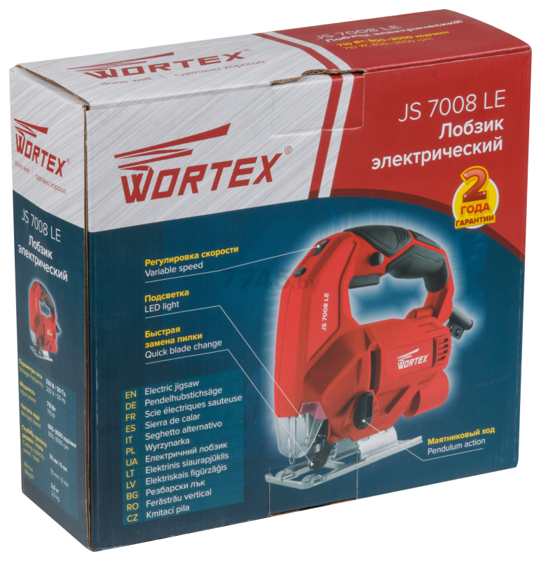 Электролобзик WORTEX JS 7008 LE (JS7008LE019) - Фото 16