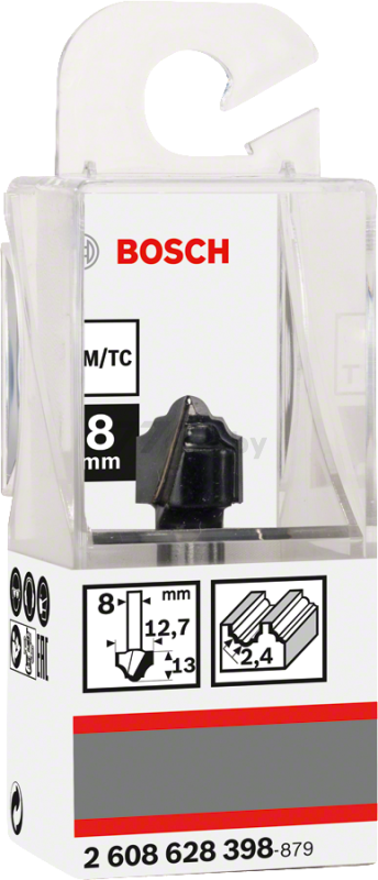 Фреза по дереву профильная фигурная 12,7х12,4х46 мм BOSCH Standard for Wood (2608628398) - Фото 3