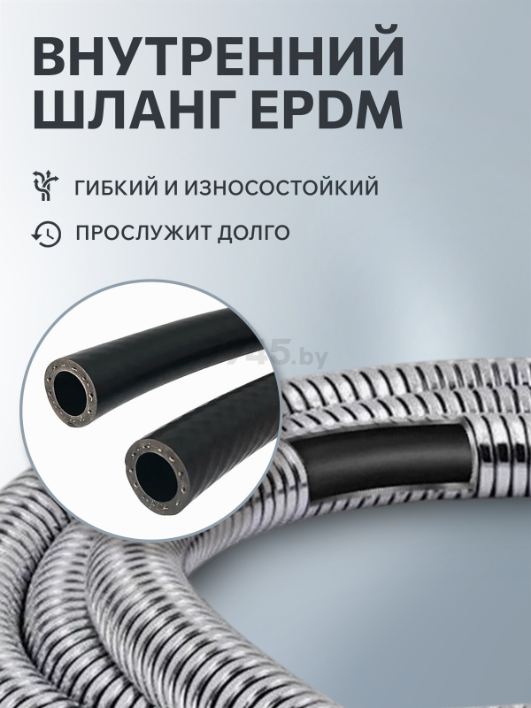 Шланг душевой AV ENGINEERING 150 см (AVSSS-047) - Фото 5