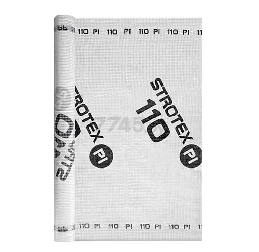 Пленка пароизоляционная STROTEX 110 PI 1,5х50 м 75 м2