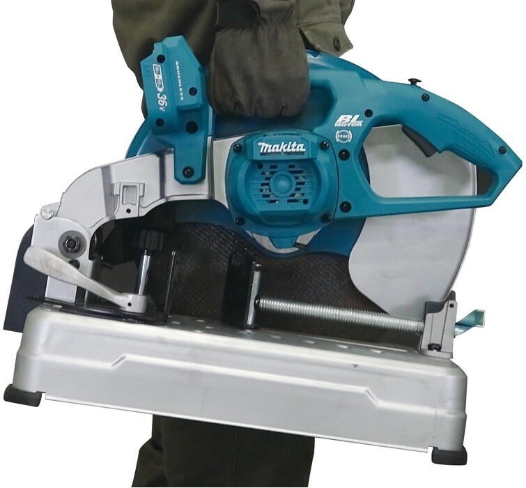 Пила отрезная аккумуляторная по металлу MAKITA LXT DLW 140 Z (DLW140Z) - Фото 8