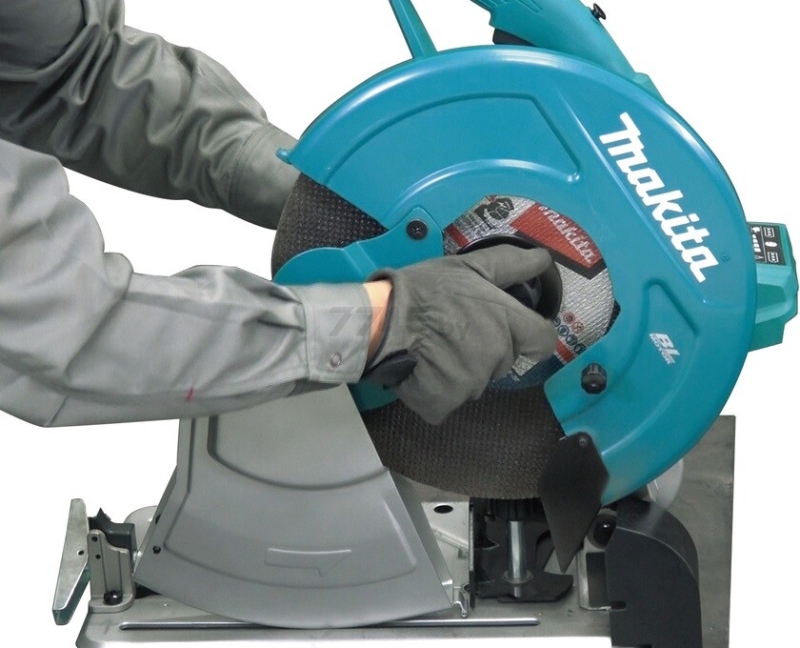 Пила отрезная аккумуляторная по металлу MAKITA LXT DLW 140 Z (DLW140Z) - Фото 7