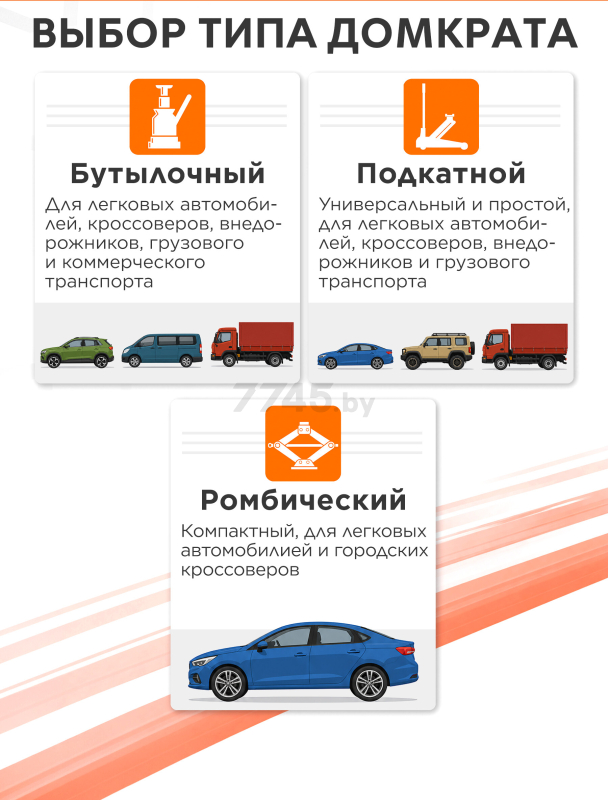 Домкрат гидравлический бутылочный 2 т STARTUL Auto (ST8018-02) - Фото 10