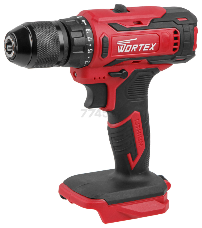 Дрель-шуруповерт аккумуляторная WORTEX BD 1820-1 Li XLT SET (0329209) - Фото 11
