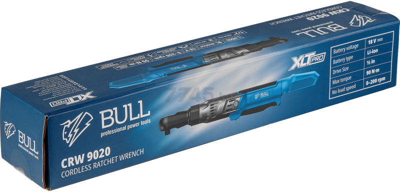 Трещотка (гайковерт) аккумуляторная BULL CRW 9020 XLTpro (1333566) - Фото 22