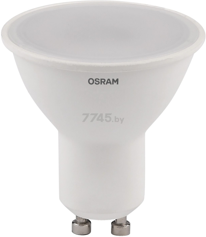 Лампа светодиодная GU10 OSRAM LED Value LVPAR1660 7SW/830 PAR16 7 Вт 3000К (4058075581555)