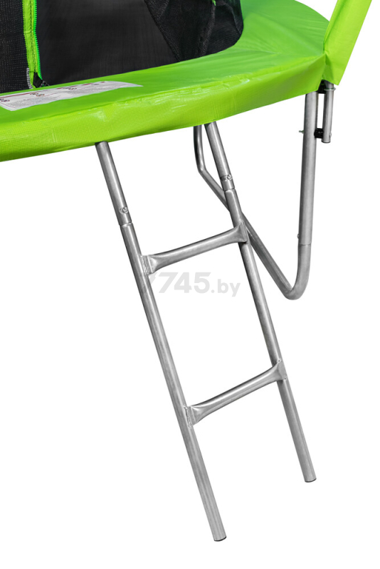 Батут ALPIN SKY Carbon Inside с защитной сеткой Green (ASK-312) - Фото 4