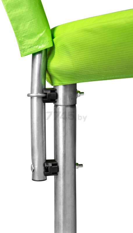 Батут ALPIN SKY Carbon Inside с защитной сеткой Green (ASK-312) - Фото 5