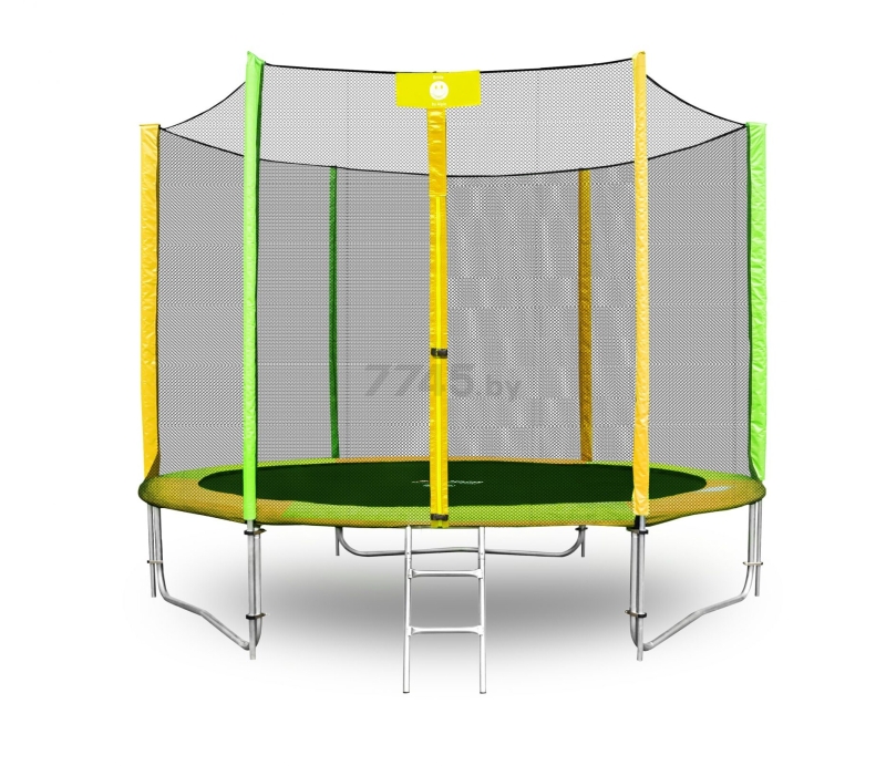 Батут ALPIN с защитной сеткой Green/Yellow (ATGY-312)