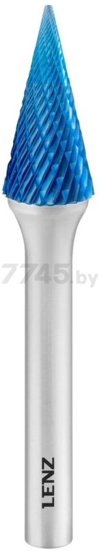 Борфреза твердосплавная коническая 10х20х6 мм LENZ C3 Blue тип M (LZBM 040 C3)