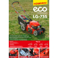 Газонокосилка бензиновая самоходная ECO LG-735 - Фото 17