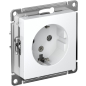 Розетка скрытая с заземлением SYSTEME (SCHNEIDER) ELECTRIC AtlasDesign белая (ATN000143)