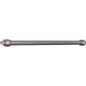 Ручка мебельная скоба BOYARD Bamboo RR008BSBN.4/224 брашированный черненый старинный никель - Фото 2