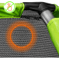 Батут ALPIN SKY Carbon Inside с защитной сеткой Green (ASK-312) - Фото 10