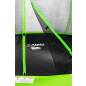 Батут ALPIN SKY Carbon Inside с защитной сеткой Green (ASK-312) - Фото 3