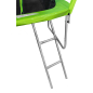 Батут ALPIN SKY Carbon Inside с защитной сеткой Green (ASK-312) - Фото 4