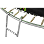 Батут ALPIN SKY Carbon Inside с защитной сеткой Green (ASK-312) - Фото 6