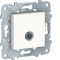 Розетка телевизионная SCHNEIDER ELECTRIC Unica New белая (NU546218)