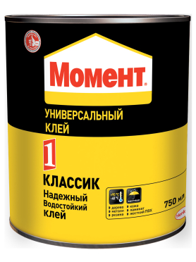 Клей контактный универсальный МОМЕНТ 1 Классик 750 мл 
