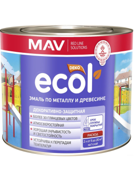 Эмаль алкидная ECOL ПФ-115