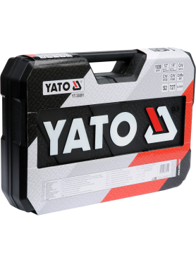 Набор инструментов 1/4", 1/2" 6 граней 108 предметов YATO 