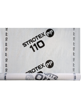 Пленка ветро-влагозащитная  STROTEX 110 PP 1,5х50 м 75 м2
