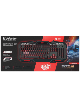 Клавиатура игровая DEFENDER Doom Keeper GK-100DL