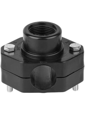 Хомут-врезка ПНД 25x3/4" с внутренней резьбой AV ENGINEERING 