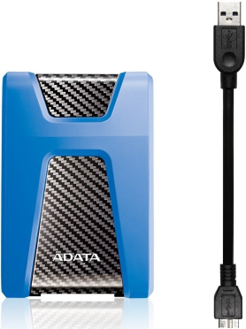Внешний жесткий диск A-DATA DashDrive Durable HD650 1TB (синий)