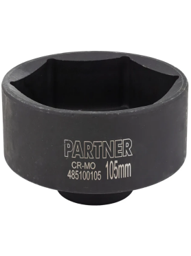 Головка ударная 1" 6 граней глубокая PARTNER