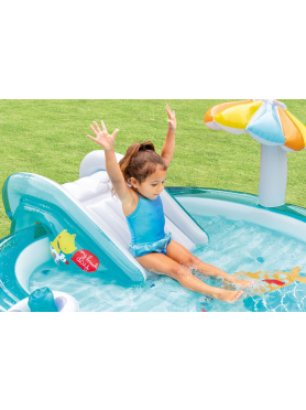 Водный игровой центр INTEX Крокодил 201х170х84 см 