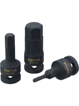 Головка ударная 1/2" с насадкой Hex 6 мм TOPTUL 