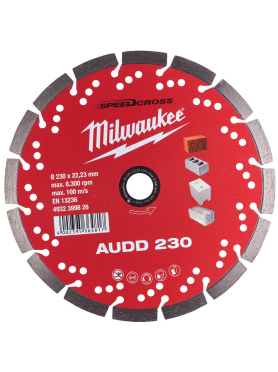 Круг алмазный 230x22,2 мм MILWAUKEE AUDD 230 