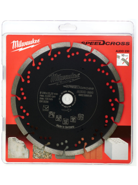 Круг алмазный 230x22,2 мм MILWAUKEE AUDD 230 