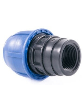 Муфта ПНД компрессионная 25x1/2" с внутренней резьбой РосТурПласт 