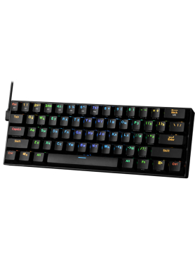 Клавиатура игровая беспроводная механическая REDRAGON Draconic Black 