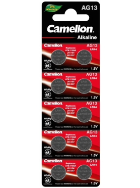 Батарейка G13 CAMELION Mercury Free AG13-BP10(0%Hg)