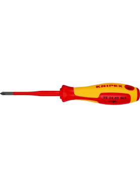 Отвертка комбинированная PH/S1 80 мм диэлектрическая KNIPEX PlusMinus Slim 