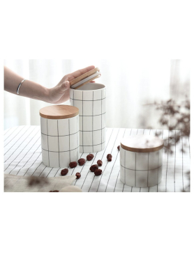 Банка керамическая для сыпучих продуктов PERFECTO LINEA Bella