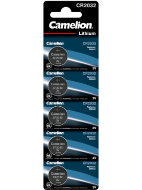 Батарейка CR2032 CAMELION 3 V литиевая 5 штук