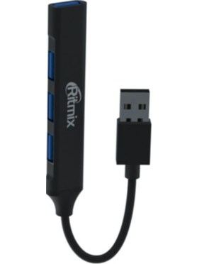 USB-хаб RITMIX CR-4400 Metal