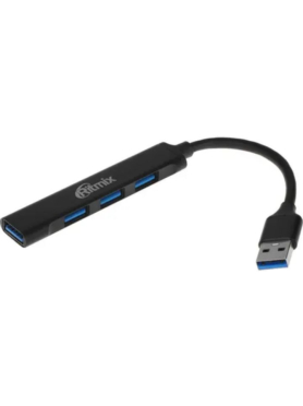 USB-хаб RITMIX CR-4400 Metal