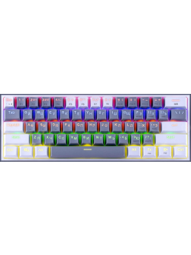 Клавиатура игровая механическая REDRAGON Fizz Grey-white 