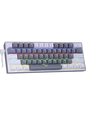 Клавиатура игровая механическая REDRAGON Fizz Grey-white 