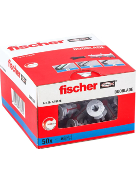 Дюбель самозасверливающийся для ГКЛ Driva FISCHER DuoBlade Gypsum 40 штук 