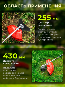 Бензиновый триммер (Мотокоса) ECO GTP-251 Power 